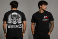 Who Cares Skull Graphic